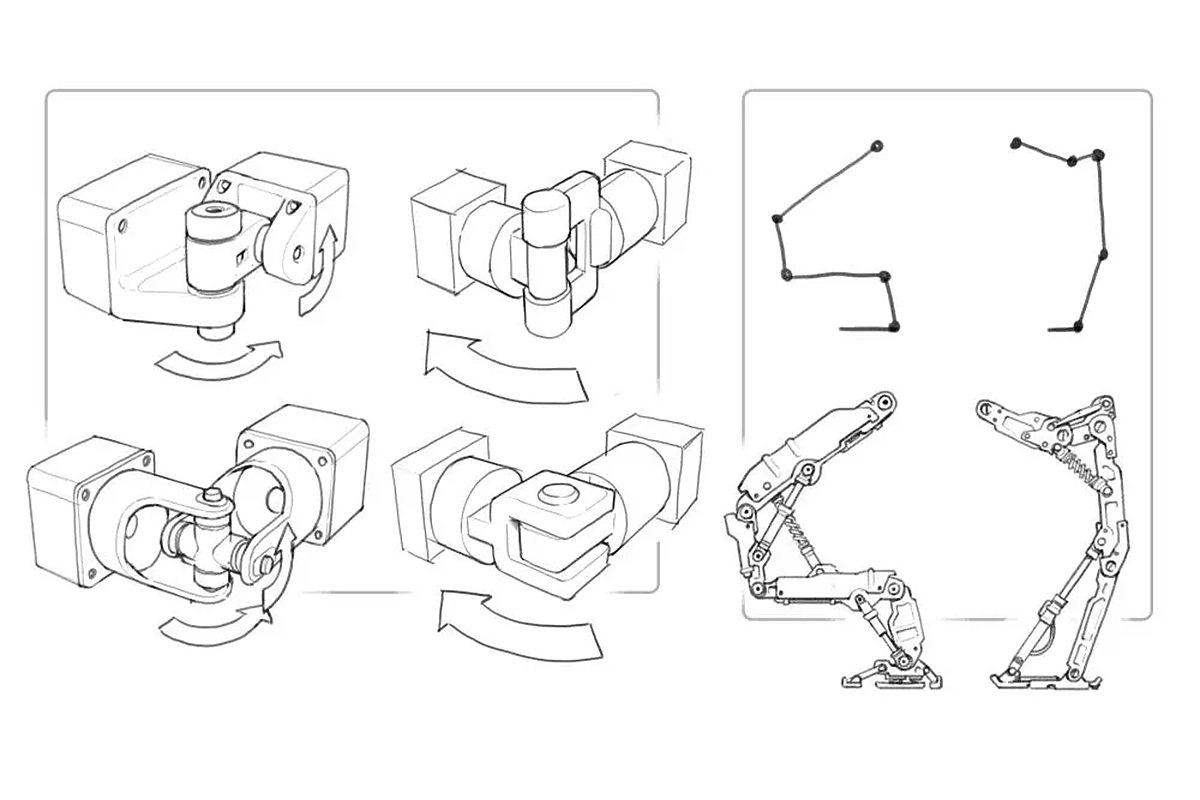 Fundamentos de peças mecânicas da aula de Design de Mecha da Artwod